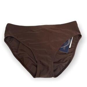 Aqua Couture Brown Missy Swim bottom Sz 18